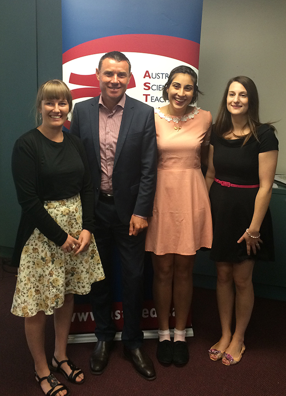 Gabby, Andrew Laming MP, Melissa &amp; Gemma at NSTSS.