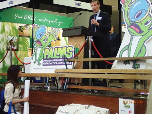 Karen front row for PALMS launch